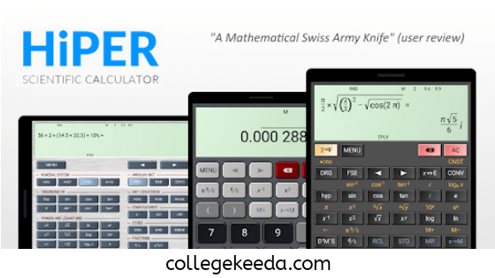 hiper calculator apps for college students