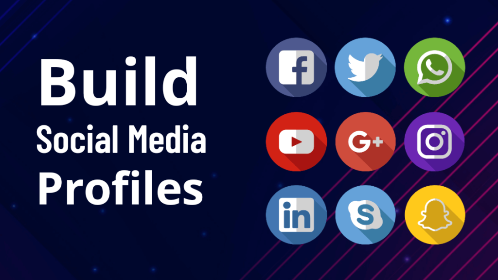 Build social media profiles