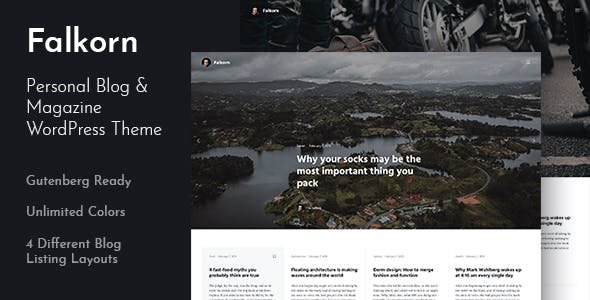 falkorn - best themeforest wordpress themes