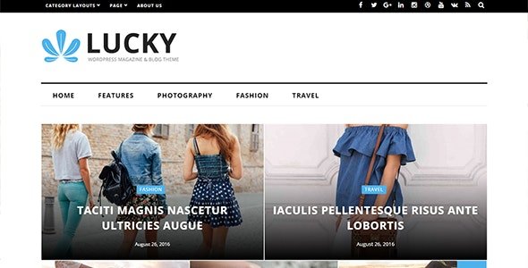 lucky - best themeforest wordpress themes