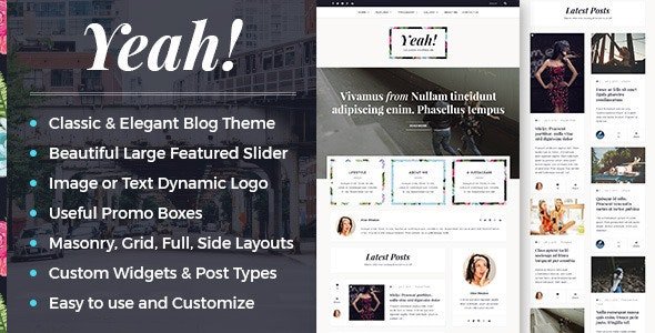 yeah! - best themeforest wordpress themes