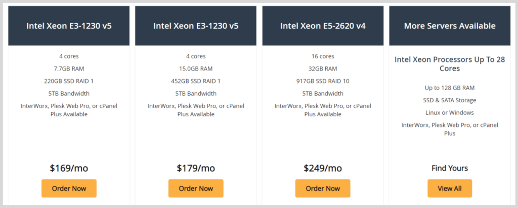 LiquidWeb cloud plan