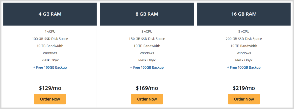 LiquidWeb vps windows plan