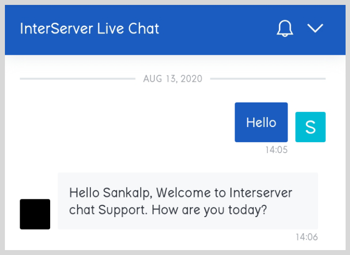 Interserver Live Chat