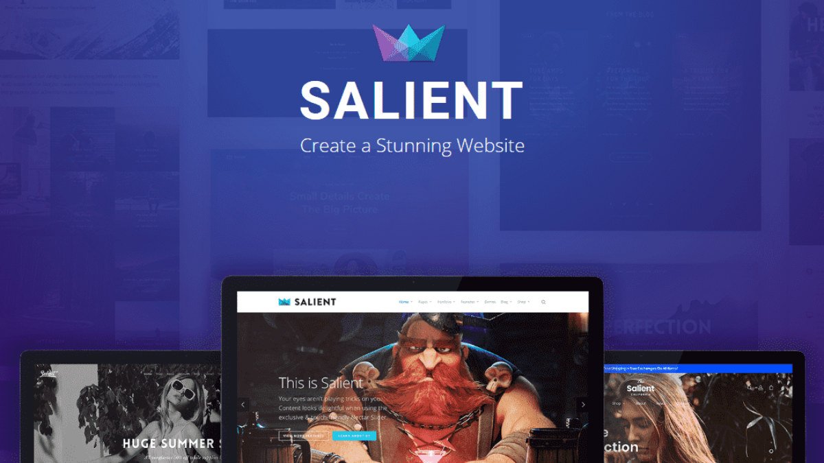 salient wordpress theme